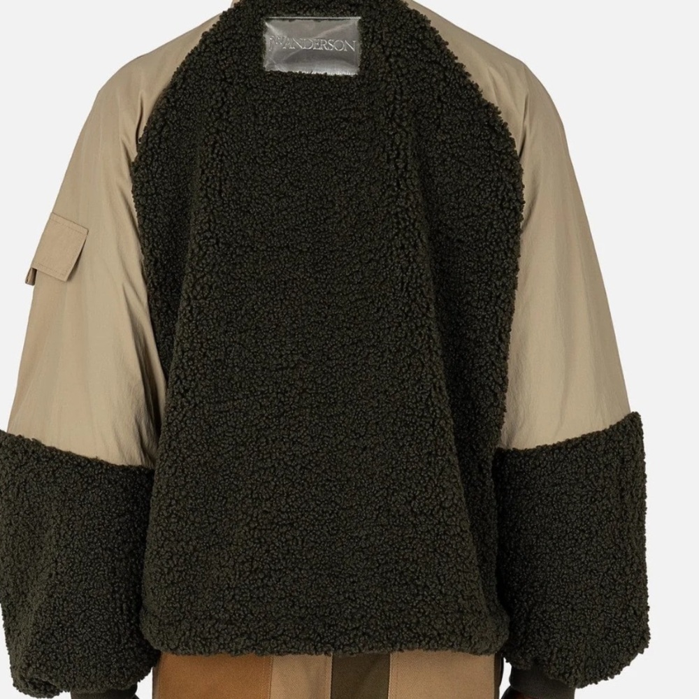 Jw Anderson Color Block Jacket In Dark Forest Gre… - image 8